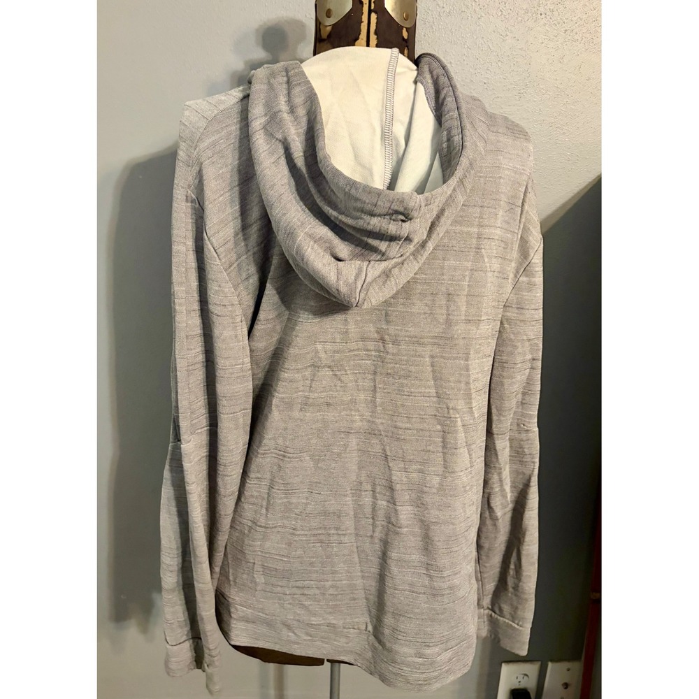Tek Gear Mens Drytek Heathered Gray Hoodie Pullover Long Sleeve Athletic‎ XL - Picture 3 of 4